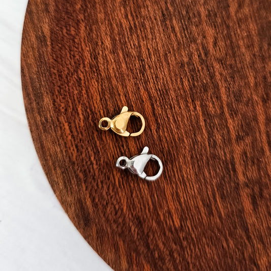 New Premium Lobster Clasp Findings (Silver or Gold), 20 Pieces, Chain #24