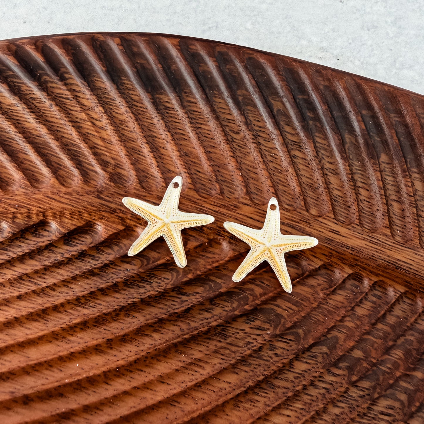 Starfish Earring Blank (1 Pair), Acrylic Print & Cut, Laser Blank #20