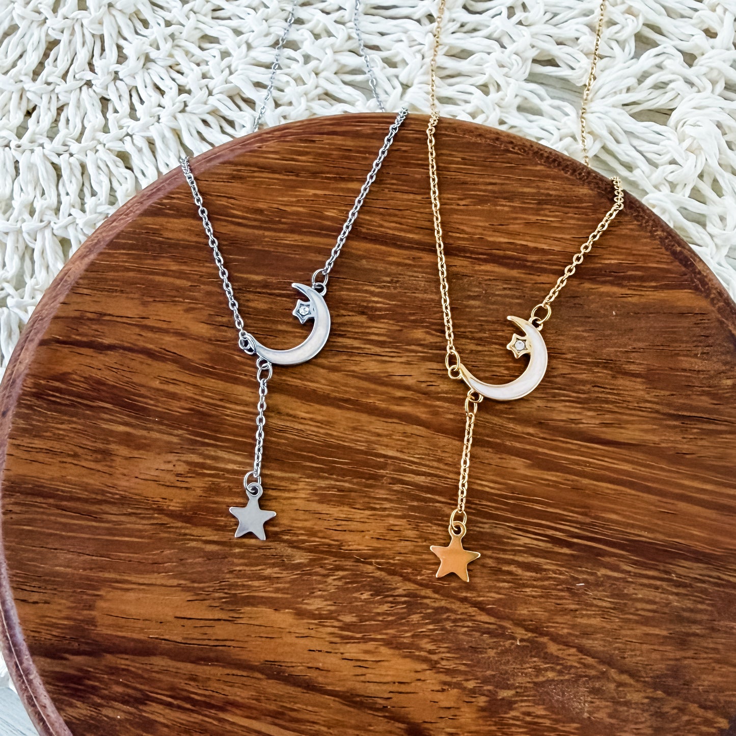 Celestial Dreams Necklace (Silver or Gold), 1 Total, Metal Blank #234