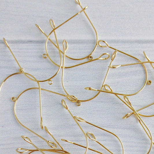Gold Stainless Steel Small Arches, 10 Pieces