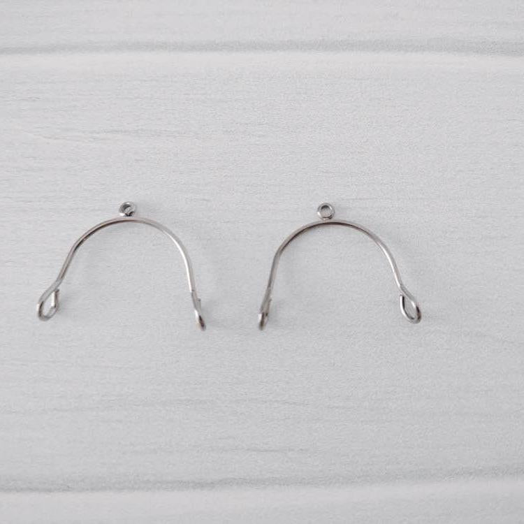 Silver Stainless Steel MINI Arches, 10 Pieces