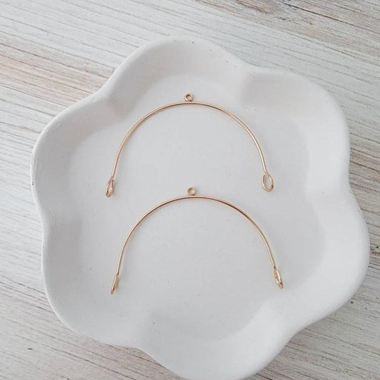 Rose Gold Stainless Steel Large Arches, 10 Pieces