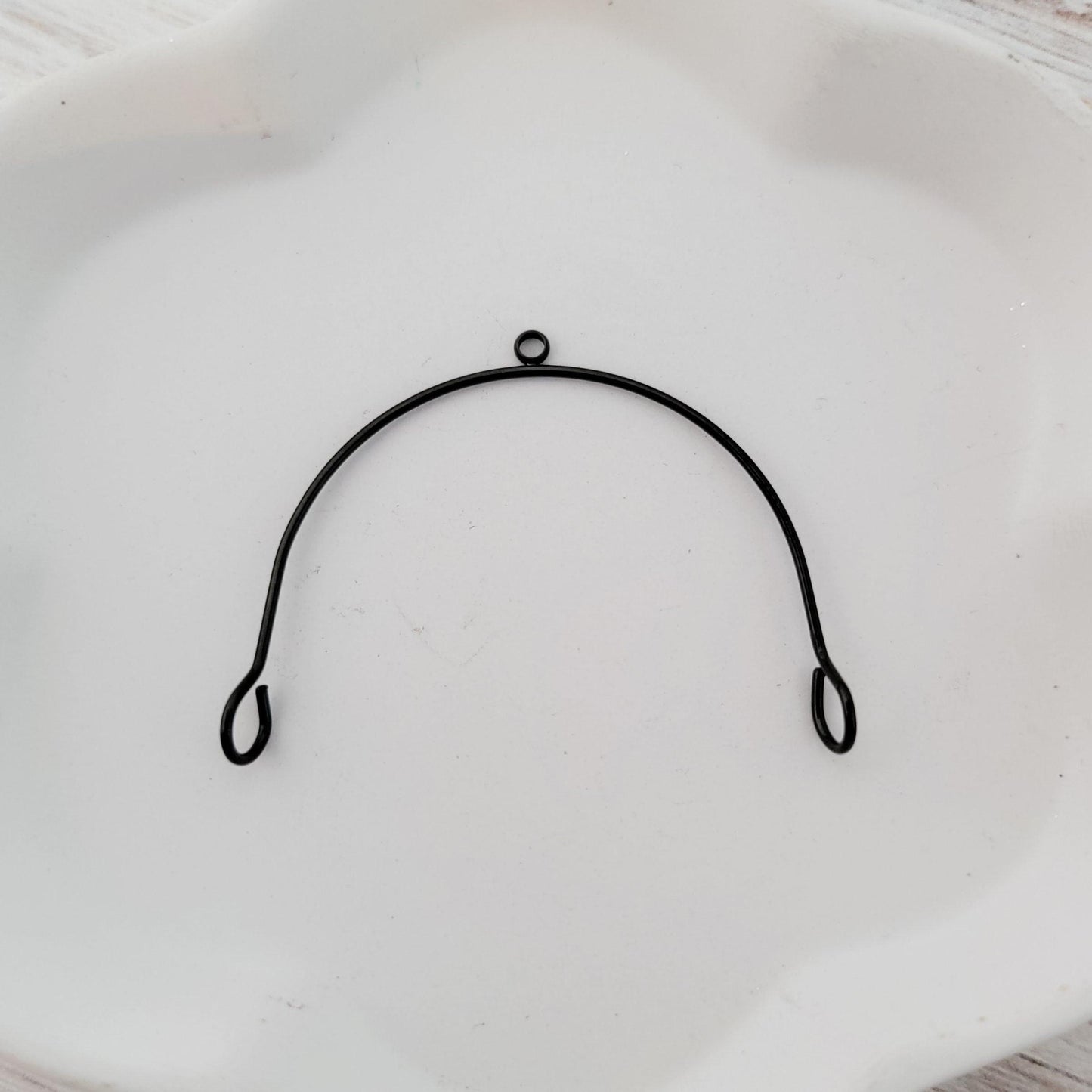 45mm Black Stainless Steel Large Arches, 10 Pieces