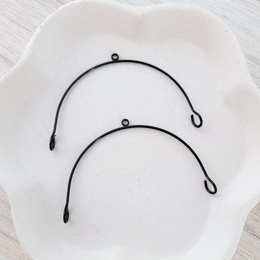 Black Stainless Steel Large Arches, 10 Pieces
