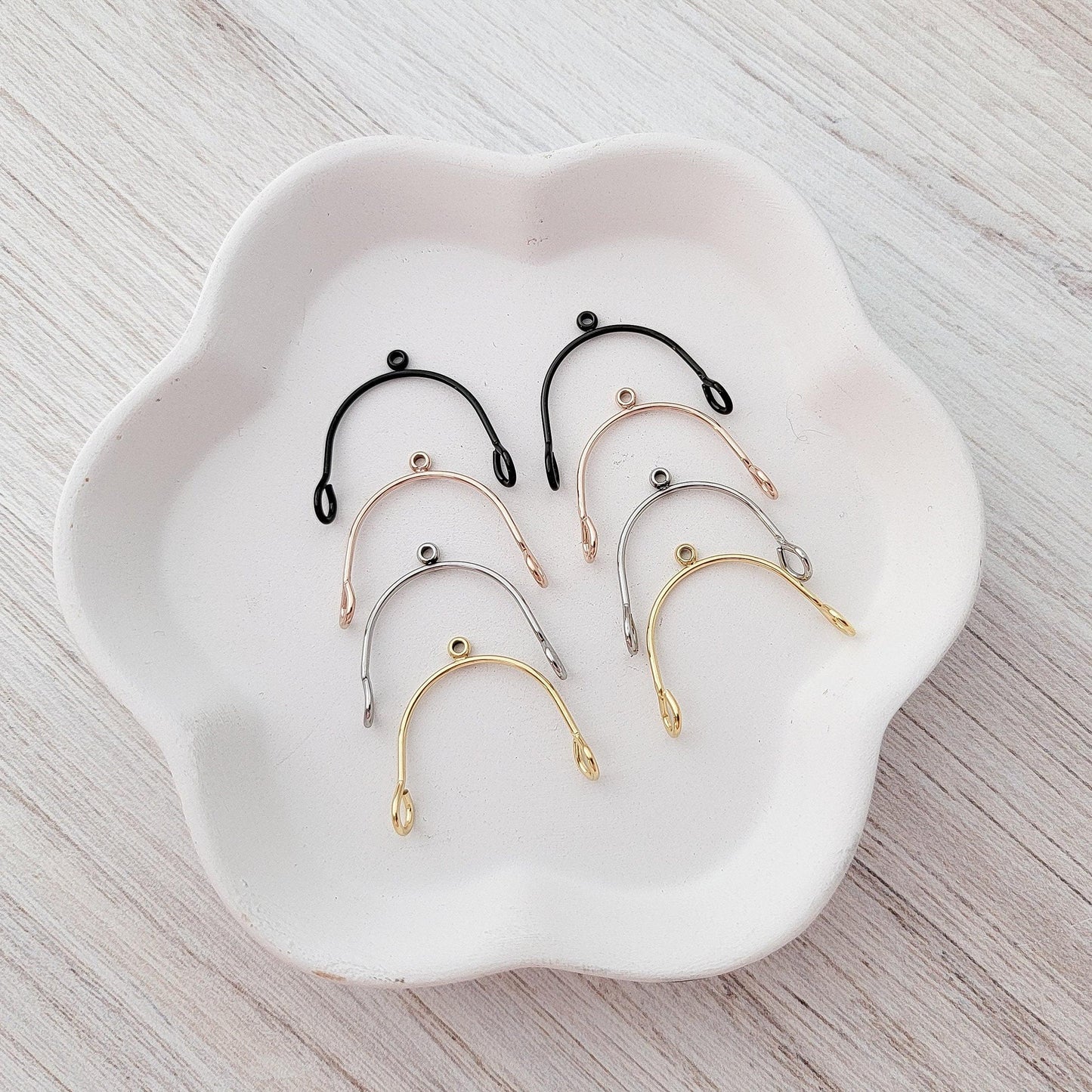 Silver Stainless Steel MINI Arches, 10 Pieces