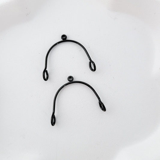 Black Stainless Steel MINI Arches, 10 Pieces