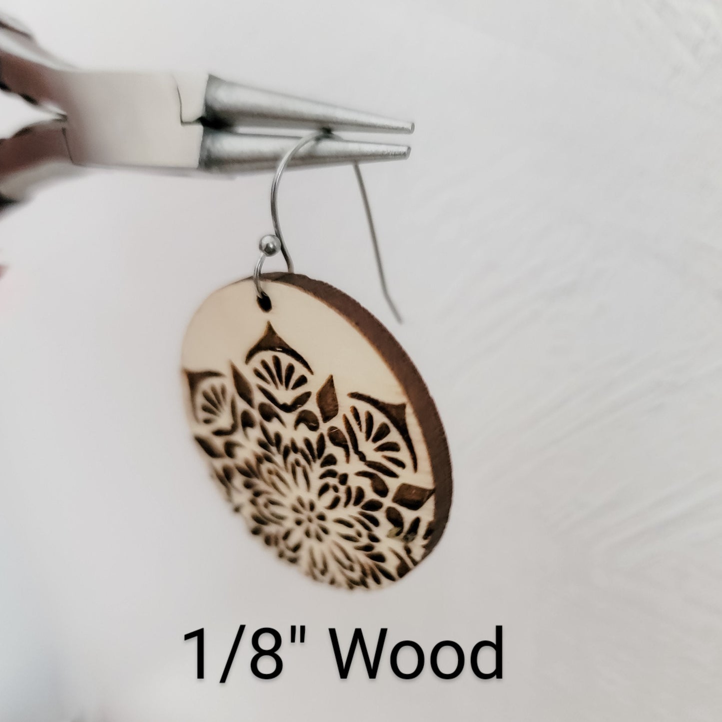 Ball Style Large Loop Soft Rose Gold Ear Wires Stainless Steel, 20 Pieces