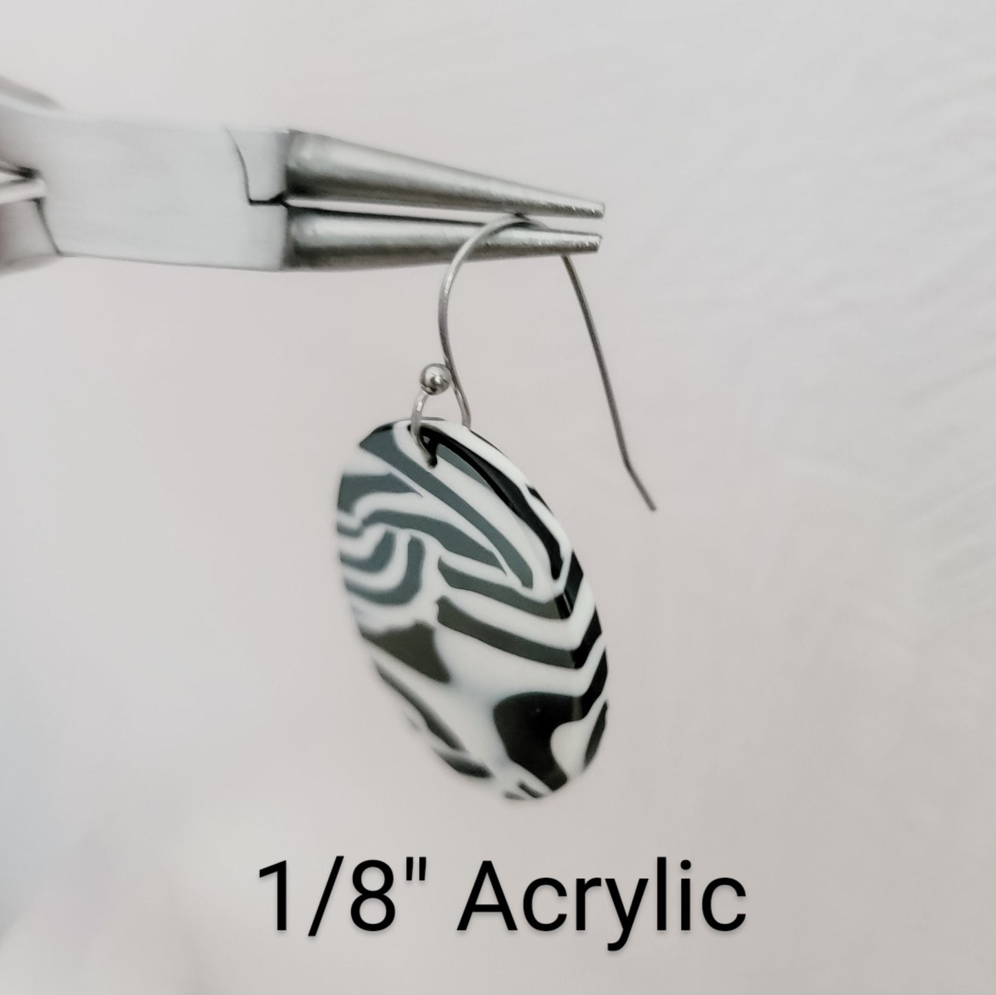 Ball Style Large Loop Soft Rose Gold Ear Wires Stainless Steel, 20 Pieces