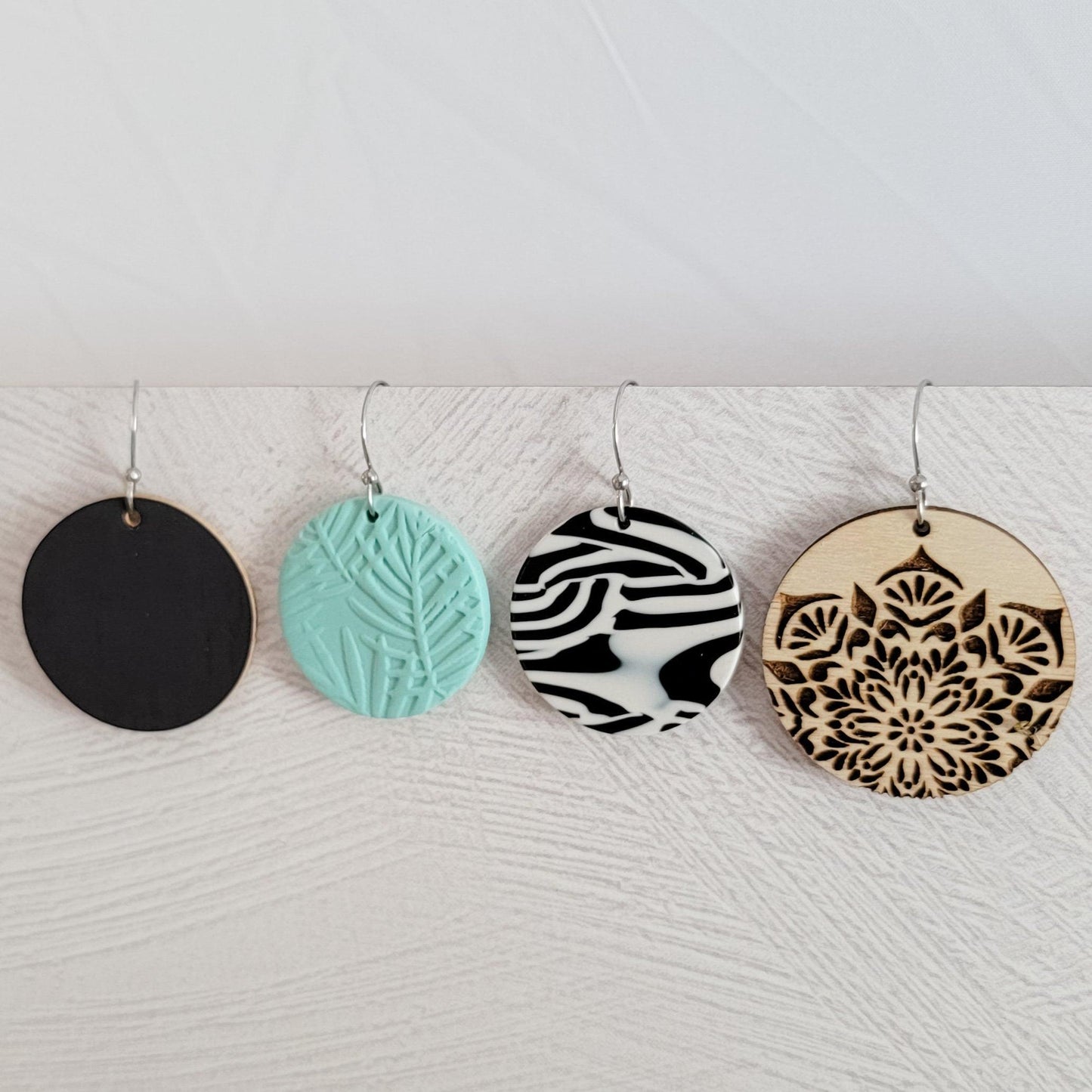 Ball Style Large Loop Antique Bronze Ear Wires Stainless Steel, 20 Pieces