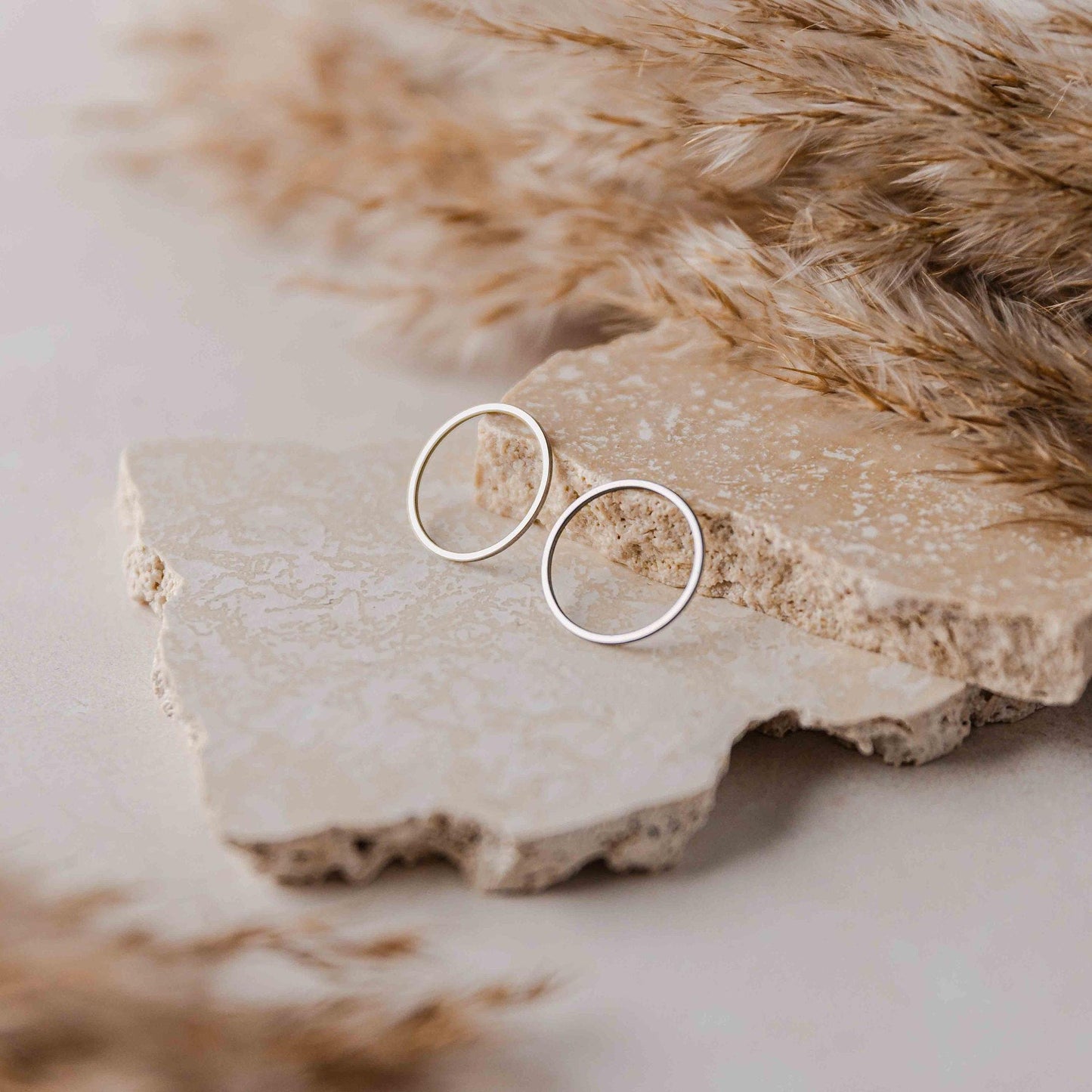 30mm Silver Stainless Steel Circle Linking Rings (Smooth), 10 Pieces