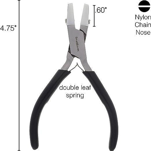 Double Chain Nose Pliers With Nylon Jaw, 1 Pair, Tool #6