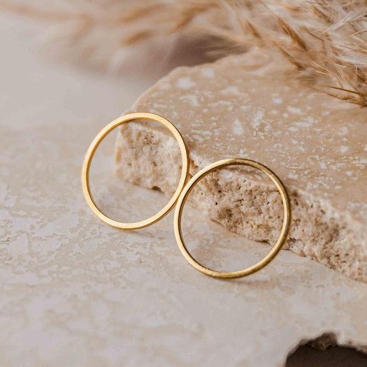 16mm Gold Stainless Steel Circle Linking Rings (Smooth), 10 Pieces