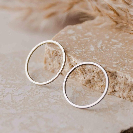 12mm Silver Stainless Steel Circle Linking Rings (Smooth), 10 Pieces