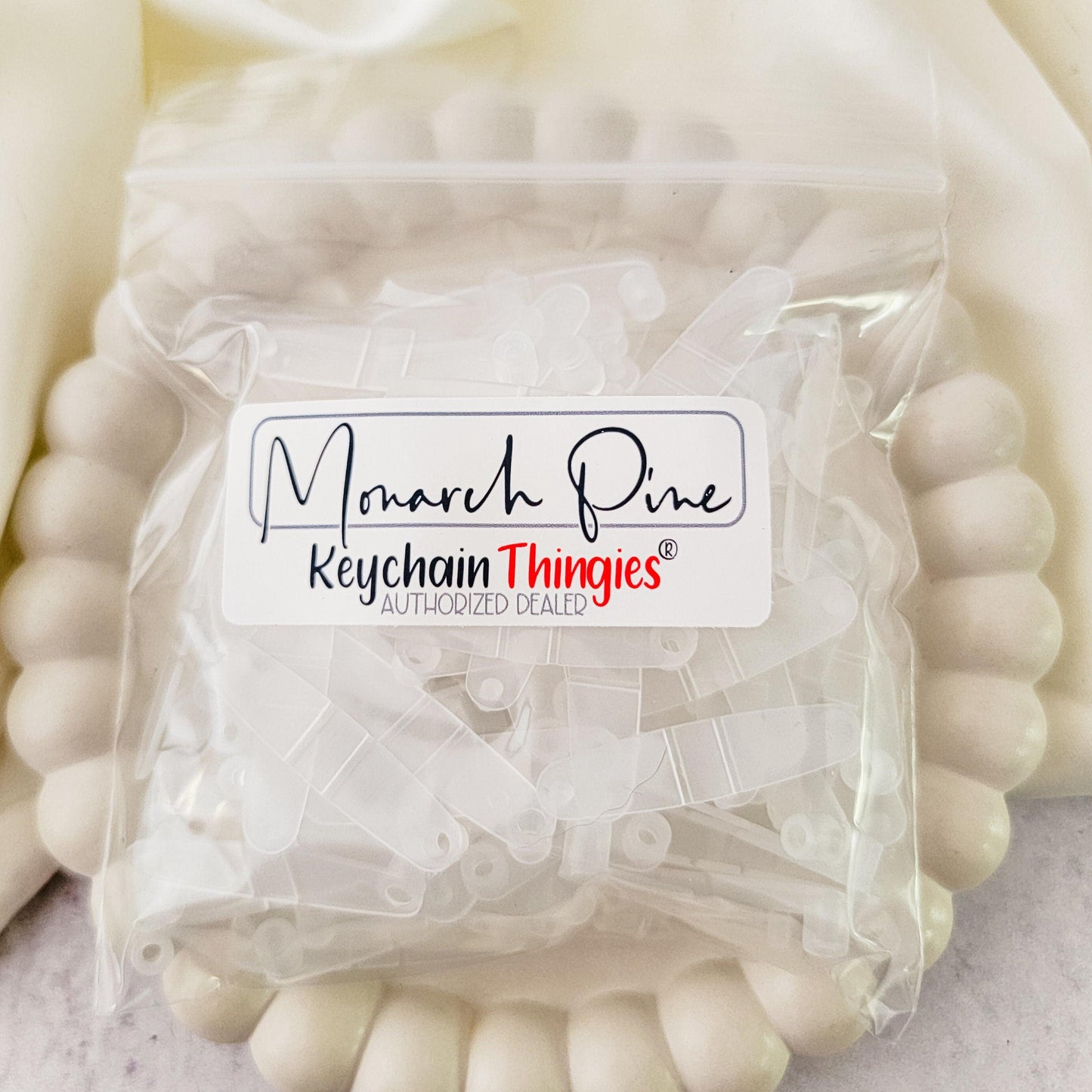 Clear XL Keychain Thingies®, 100 Pieces, KT #12