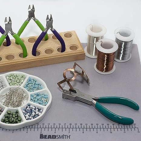 Bracelet Nylon-Jaw Chain-Nose Pliers for Delicate Jewelry, 1 Pair, Tool #25