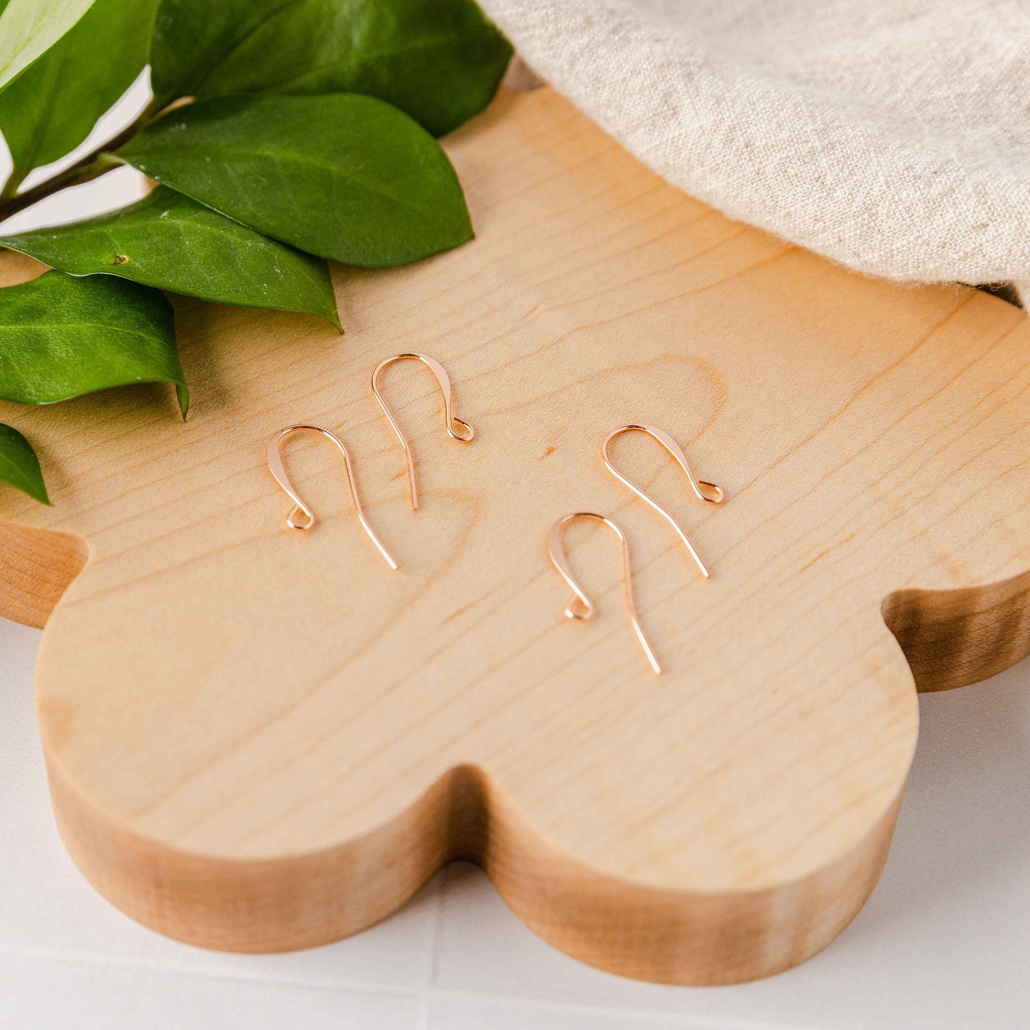 Bulk Copper Plated Tall Elegant Hammered Ear Wires, 144 Pieces, Brass #1