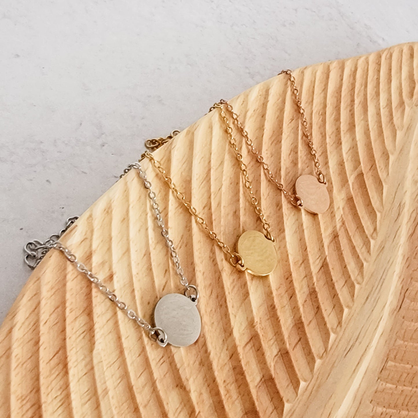 Round Charm Cable Chain Bracelet (Silver, Gold, or Rose Gold), 1 Total, Metal Blank #32