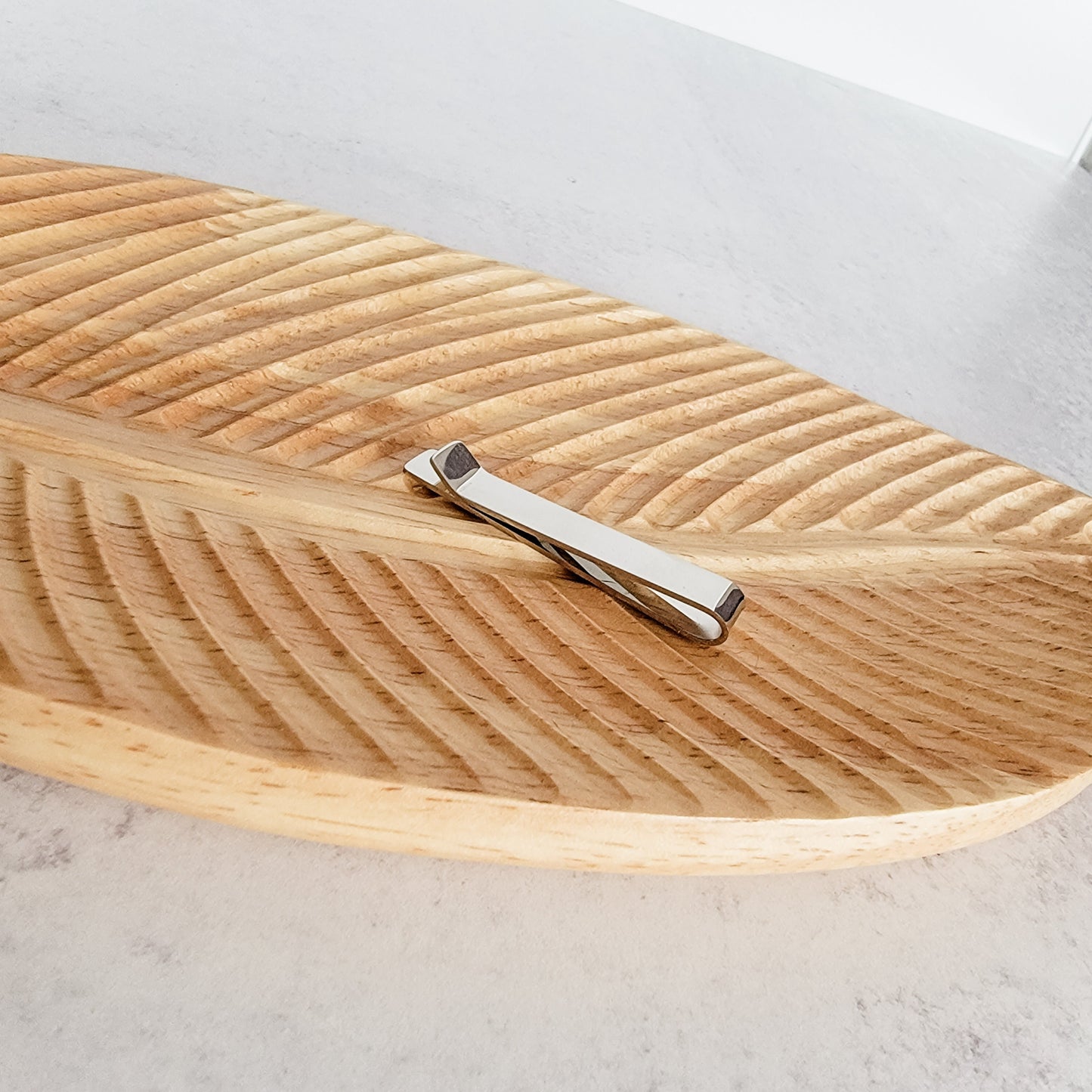 Medium Tie Clips (Silver, Gold, Rose Gold, or Black), 1 Piece Total, Metal Blank #59