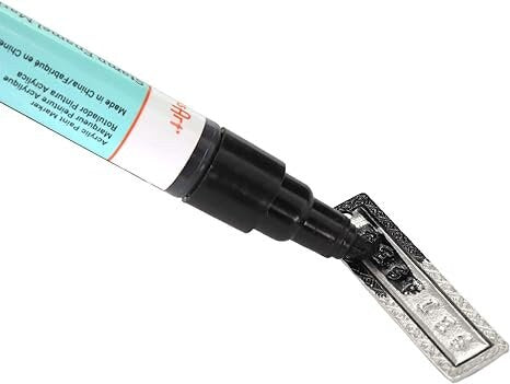 Black Metal Stamp Enamel Marker, Quantity 1, Tool #23