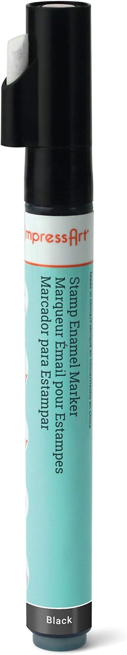 Black Metal Stamp Enamel Marker, Quantity 1, Tool #23