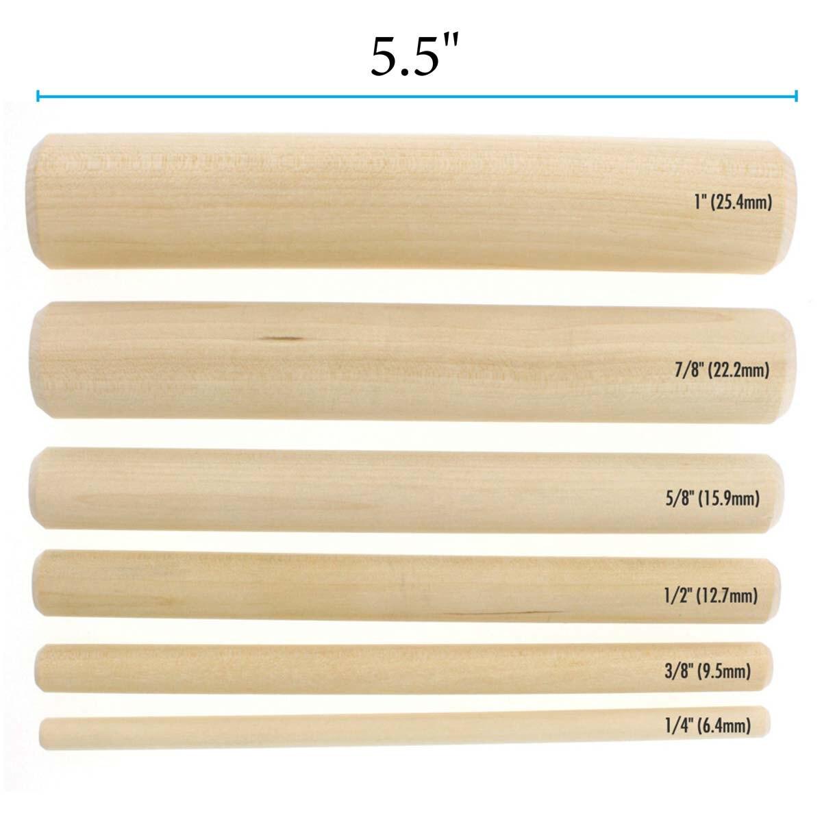 Wooden Dowel Set (6 Piece), 1 Set, Tool #32