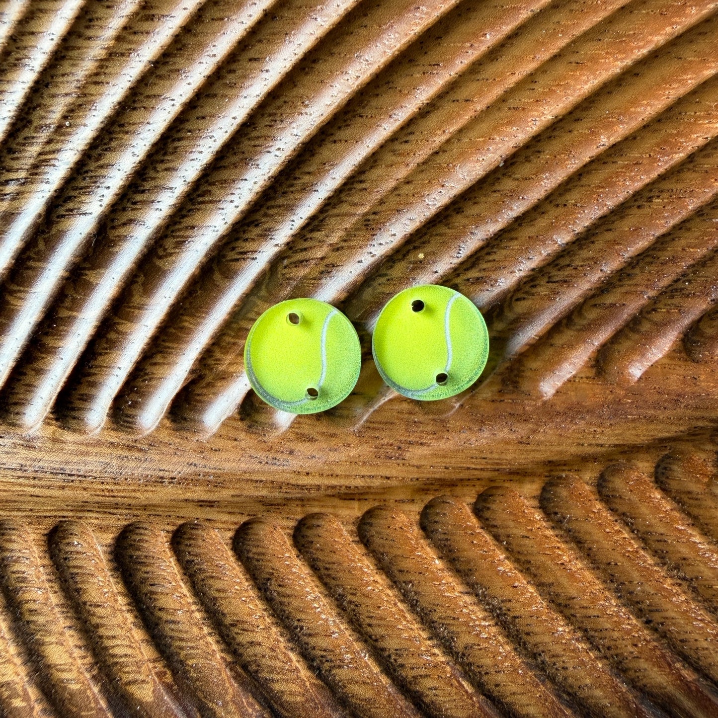 Tennis Two-Hole Connector Blank (5 Pairs), Acrylic Print & Cut, Laser Blank #28