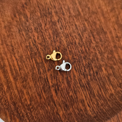 New Premium Lobster Clasp Findings (Silver or Gold), 20 Pieces, Chain #24