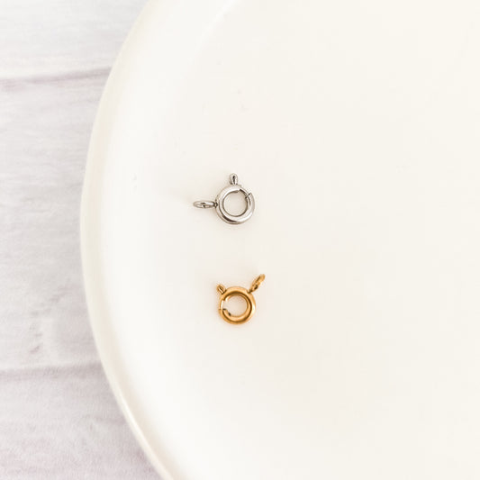 New Premium Petite Spring Clasp Finding (Silver or Gold), 10 Pieces, Chain #32