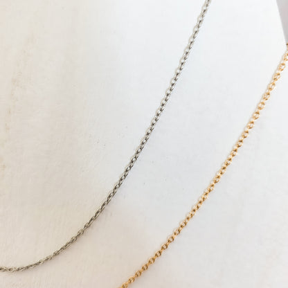 New Premium Spool Minimalist Cable Chain Finding (Silver or Gold Stainless Steel), 3m (9.84ft), Chain #27
