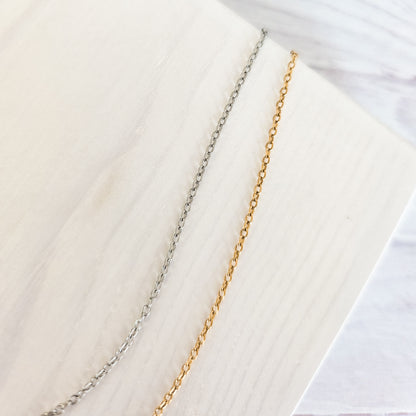 New Premium Spool Minimalist Cable Chain Finding (Silver or Gold Stainless Steel), 3m (9.84ft), Chain #27