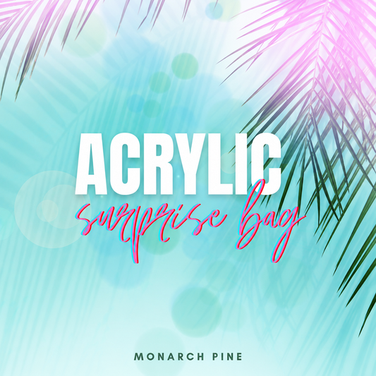 Acrylic Surprise Bag (Earring Findings) – Discounted 60% Off Retail Value!