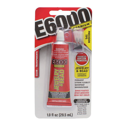 E6000 Premium Jewelry & Bead Glue, 1 Tube, Tool #41