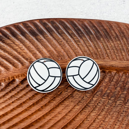 Volleyball Earring Blank (1 Pair), Acrylic Print & Cut, Laser Blank #14