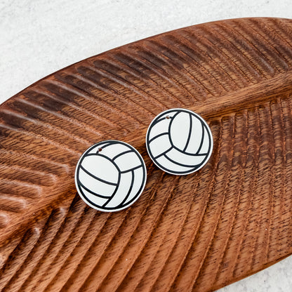 Volleyball Earring Blank (1 Pair), Acrylic Print & Cut, Laser Blank #14