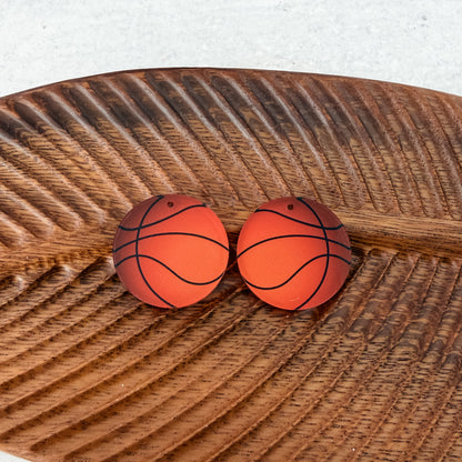 Basketball Earring Blank (1 Pair), Acrylic Print & Cut, Laser Blank #12