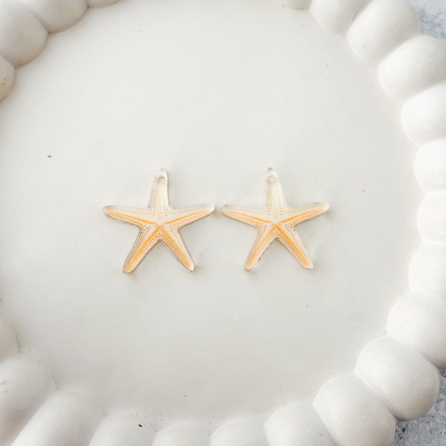 Starfish Earring Blank (1 Pair), Acrylic Print & Cut, Laser Blank #20