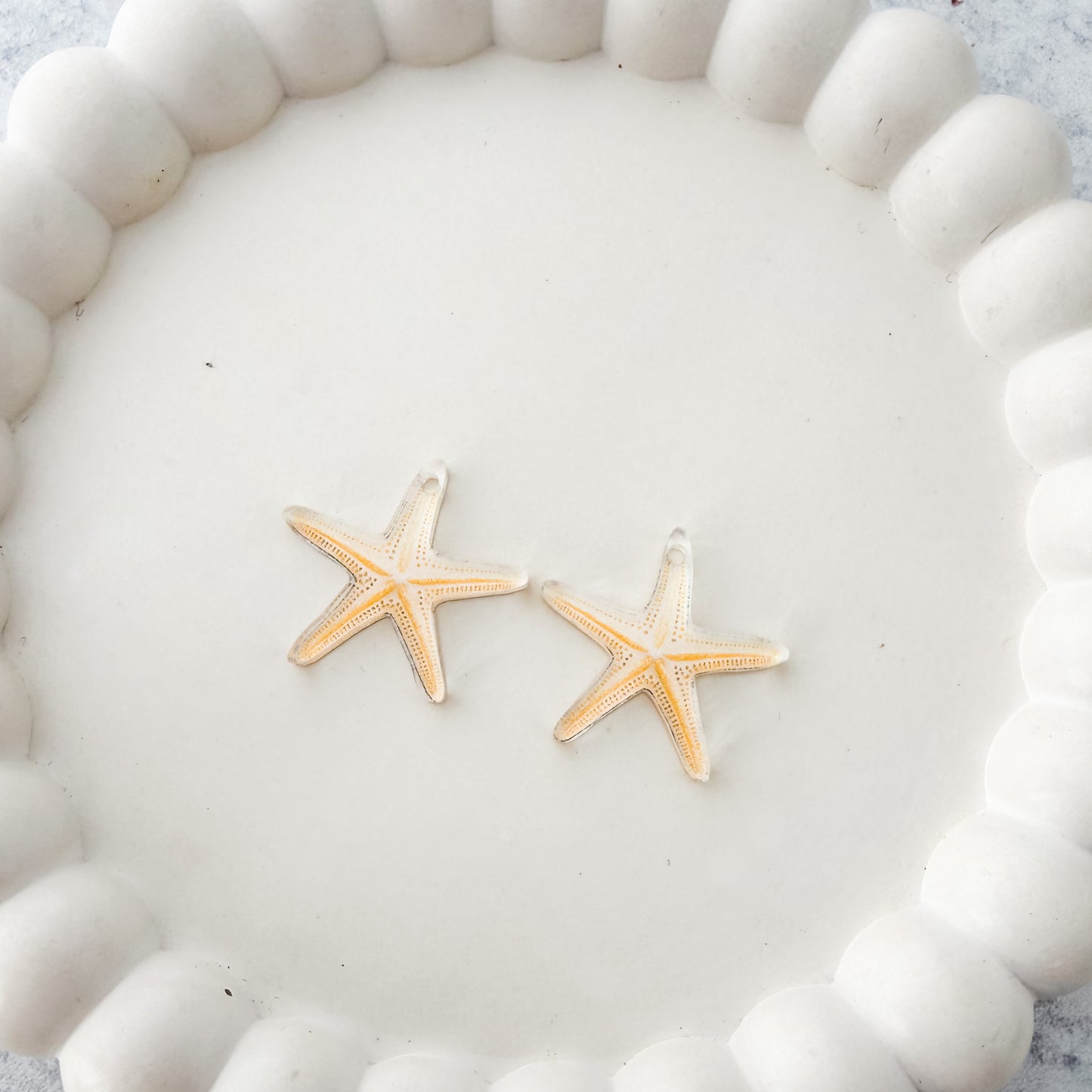 Starfish Earring Blank (1 Pair), Acrylic Print & Cut, Laser Blank #20
