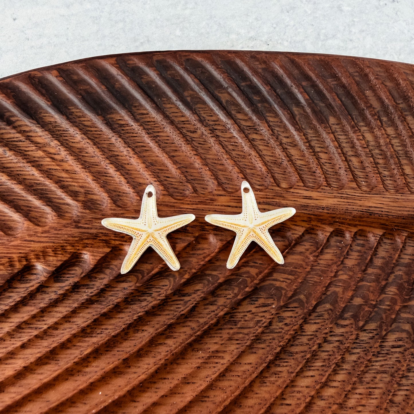 Starfish Earring Blank (1 Pair), Acrylic Print & Cut, Laser Blank #20