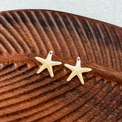 Starfish Earring Blank (1 Pair), Acrylic Print & Cut, Laser Blank #20