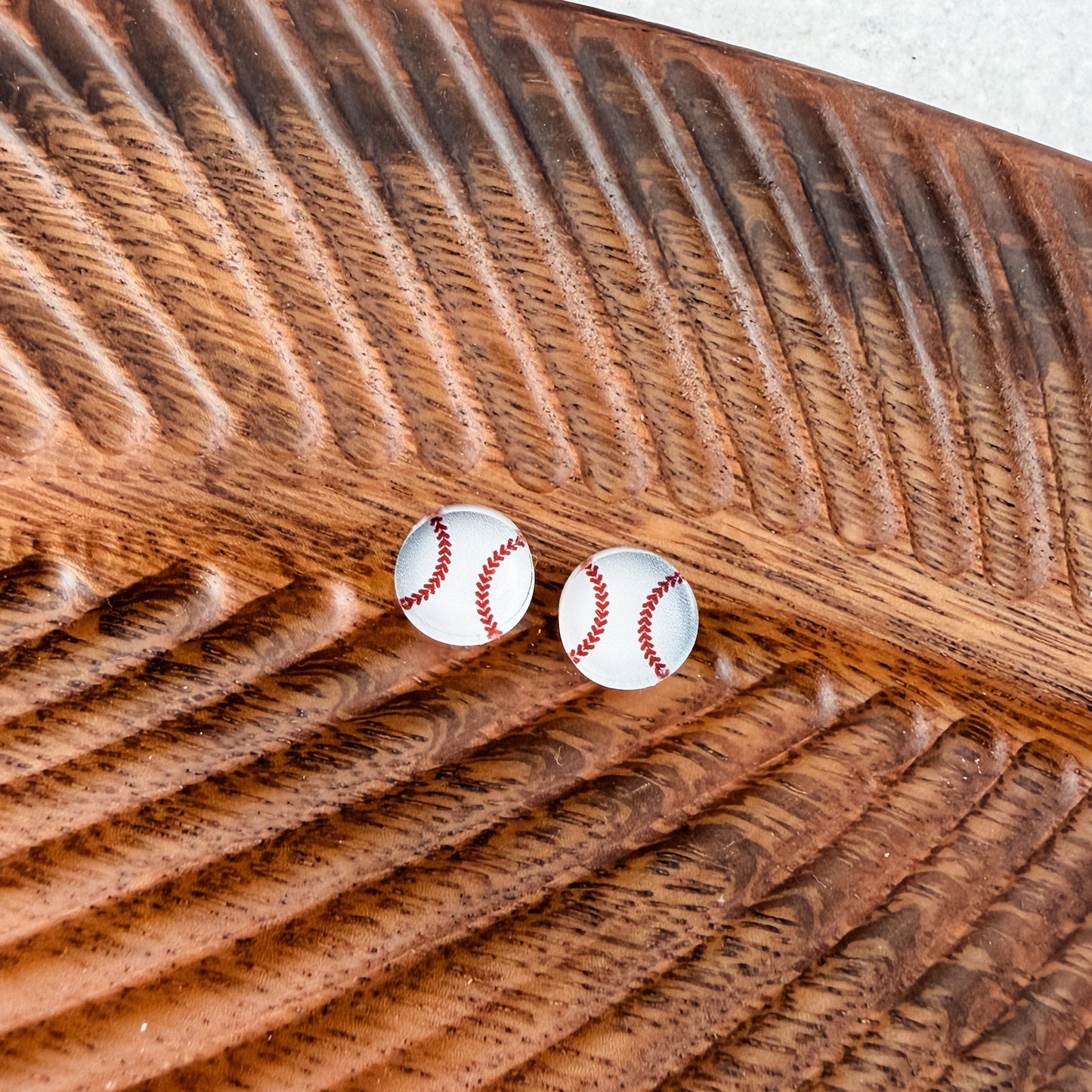 Baseball Stud Blank (5 Pairs), Acrylic Print & Cut, Laser Blank #26