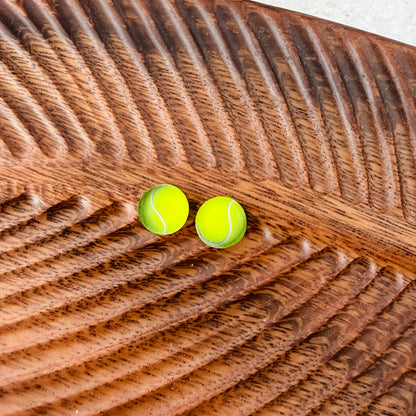 Tennis Ball Stud Blank (5 Pairs), Acrylic Print & Cut, Laser Blank #21