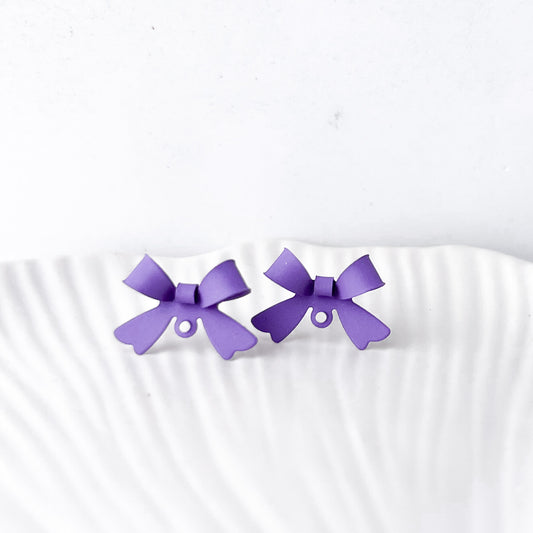 Royal Purple Stainless Steel Bow Stud Connector, 10 Pieces, Bow #51