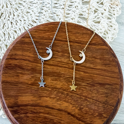 Celestial Dreams Necklace (Silver or Gold), 1 Total, Metal Blank #234