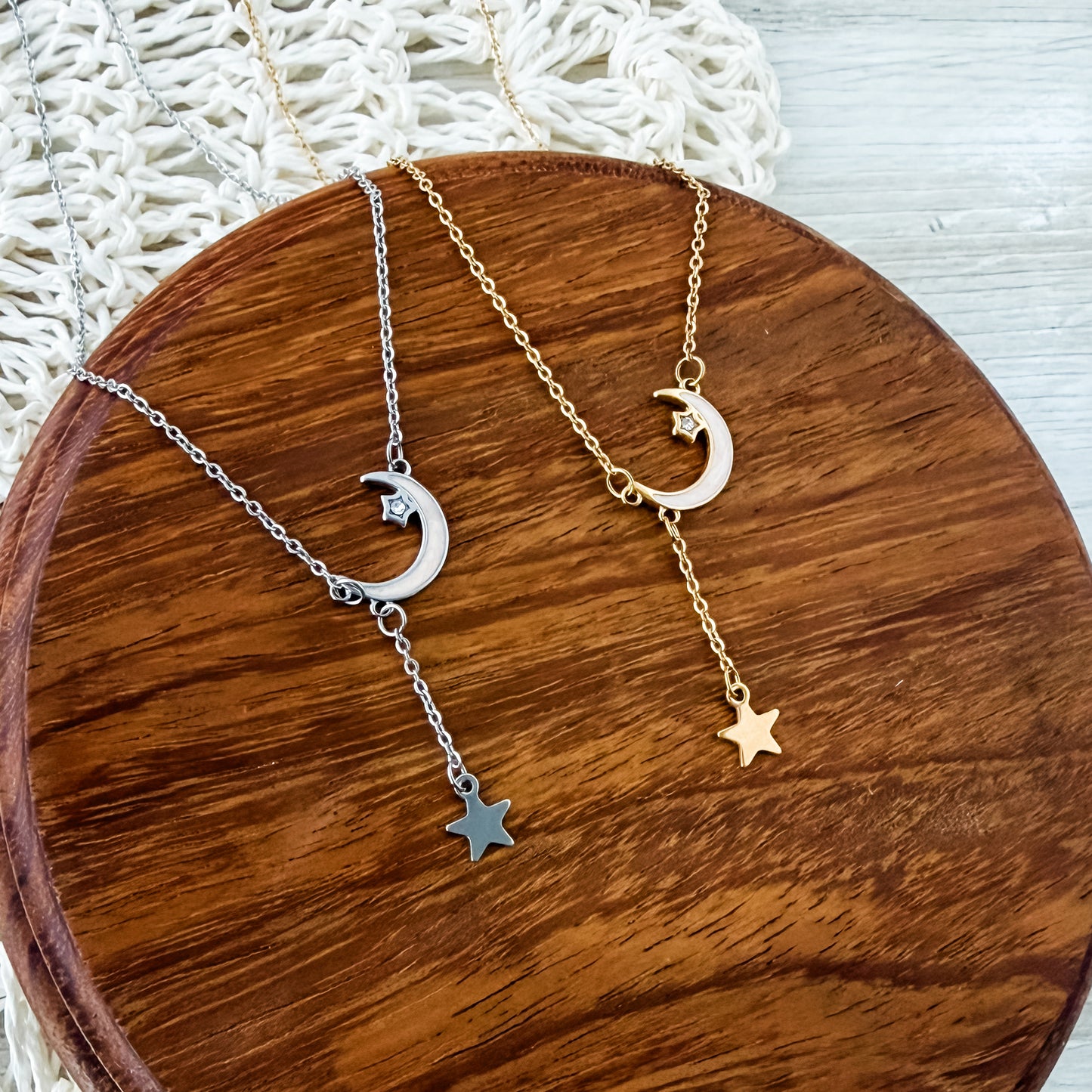 Celestial Dreams Necklace (Silver or Gold), 1 Total, Metal Blank #234