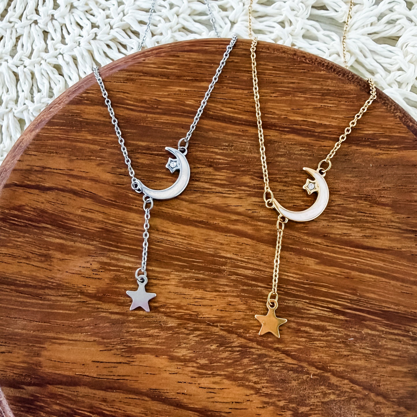 Celestial Dreams Necklace (Silver or Gold), 1 Total, Metal Blank #234