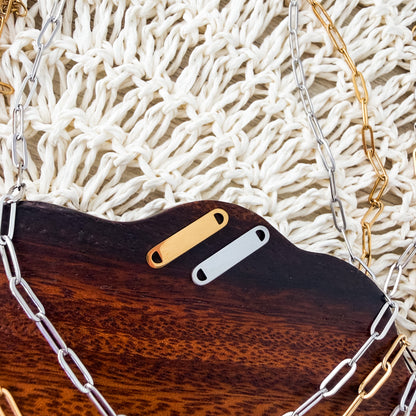 Small Oval Bar Connector Charms (Silver or Gold), 5 Pieces Total, Metal Blank #239