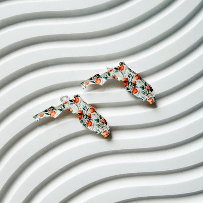 Sweet Florida Earring Blank (1 Pair), Acrylic Print & Cut, Laser Blank #76