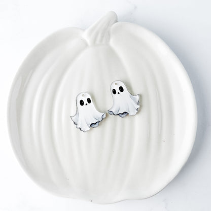 Classic Ghost Earring Blank (1 Pair), Acrylic Print & Cut, Laser Blank #81