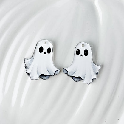 Classic Ghost Earring Blank (1 Pair), Acrylic Print & Cut, Laser Blank #81