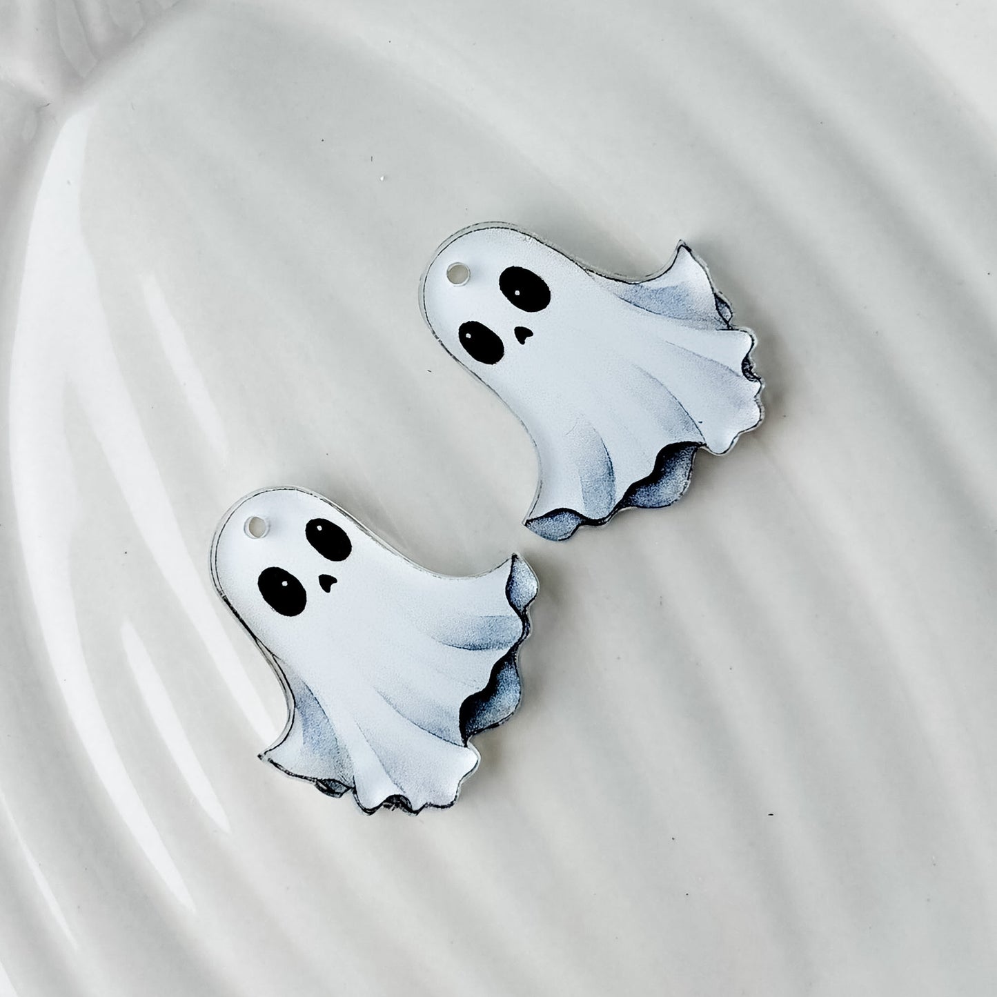Classic Ghost Earring Blank (1 Pair), Acrylic Print & Cut, Laser Blank #81